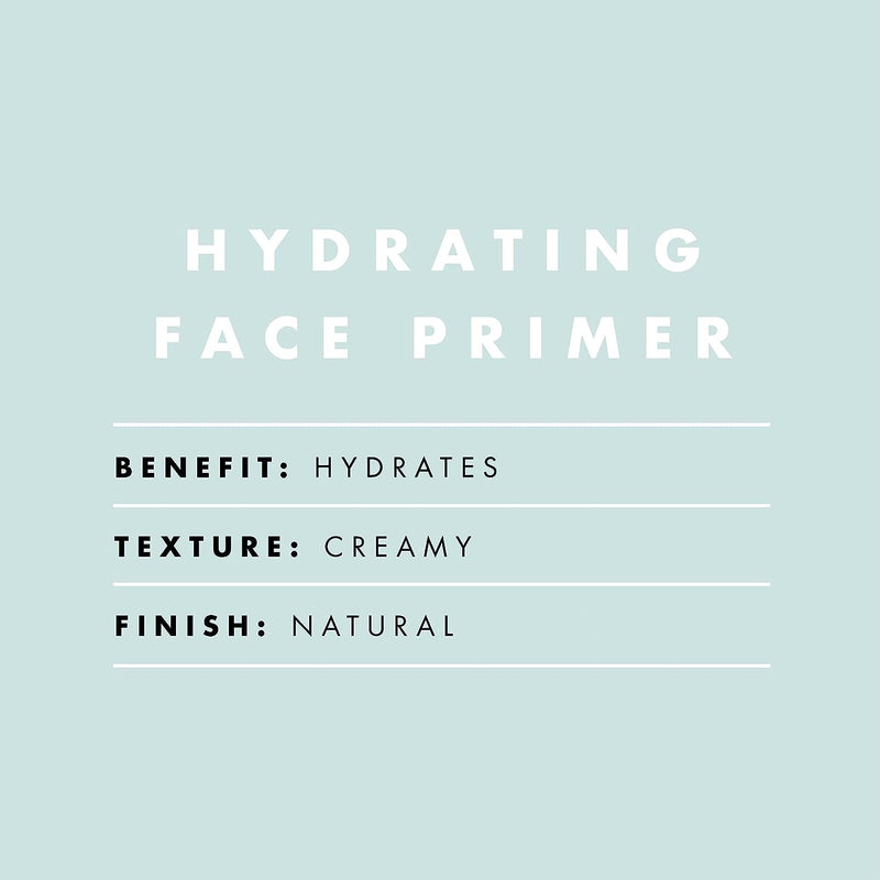 Hydrating Face Primer, Makeup Primer for Flawless, Smooth Skin & Long-Lasting Makeup, Fills in Pores & Fine Lines, Vegan & Cruelty-Free, Small