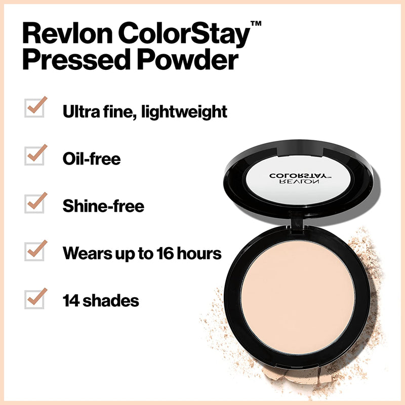 Face Powder, Colorstay 16 Hour Face Makeup, Longwear Medium- Full Coverage with Flawless Finish, Shine & Oil Free, 810 Fair, 0.3 Oz