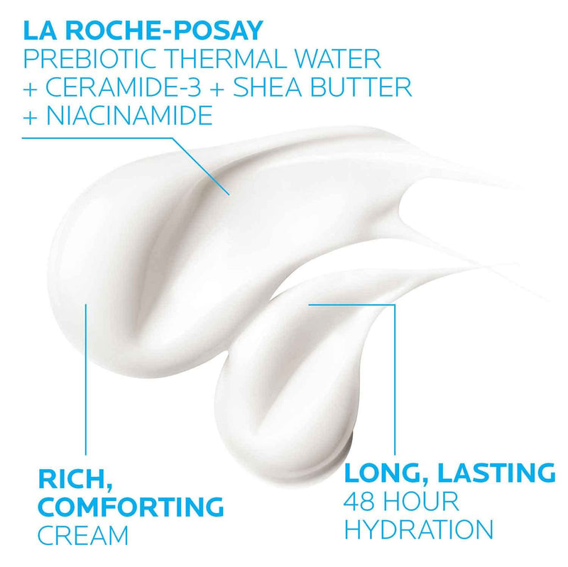 Lipikar AP+ Triple Repair Moisturizing Cream | Face & Body Lotion for Dry Skin | Shea Butter & Niacinamide Moisturizer | Gentle Face & Body Cream for Dry, Rough & Sensitive Skin