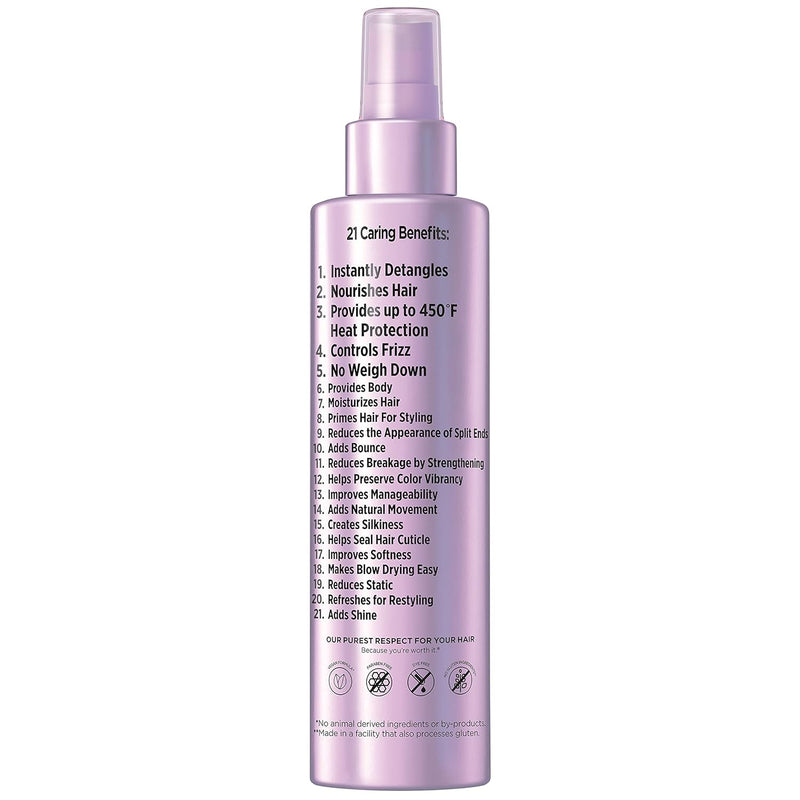 L’Oréal Paris Sulfate Free Moisture 21-In-1 Leave-In Conditioner for Dry Hair, Everpure, 6.8 Fl Oz (Packaging May Vary)