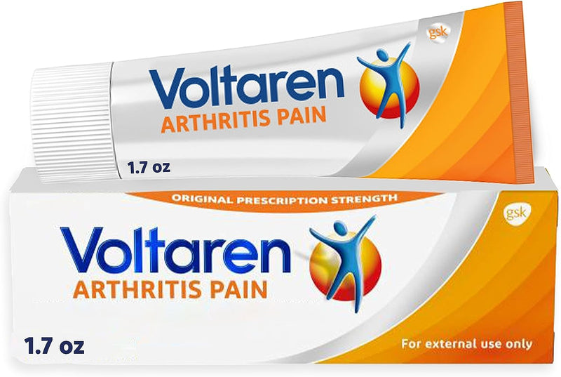 Arthritis Pain Gel for Powerful Topical Arthritis Pain Relief, No Prescription Needed - 1.7 Oz/50 G Tube