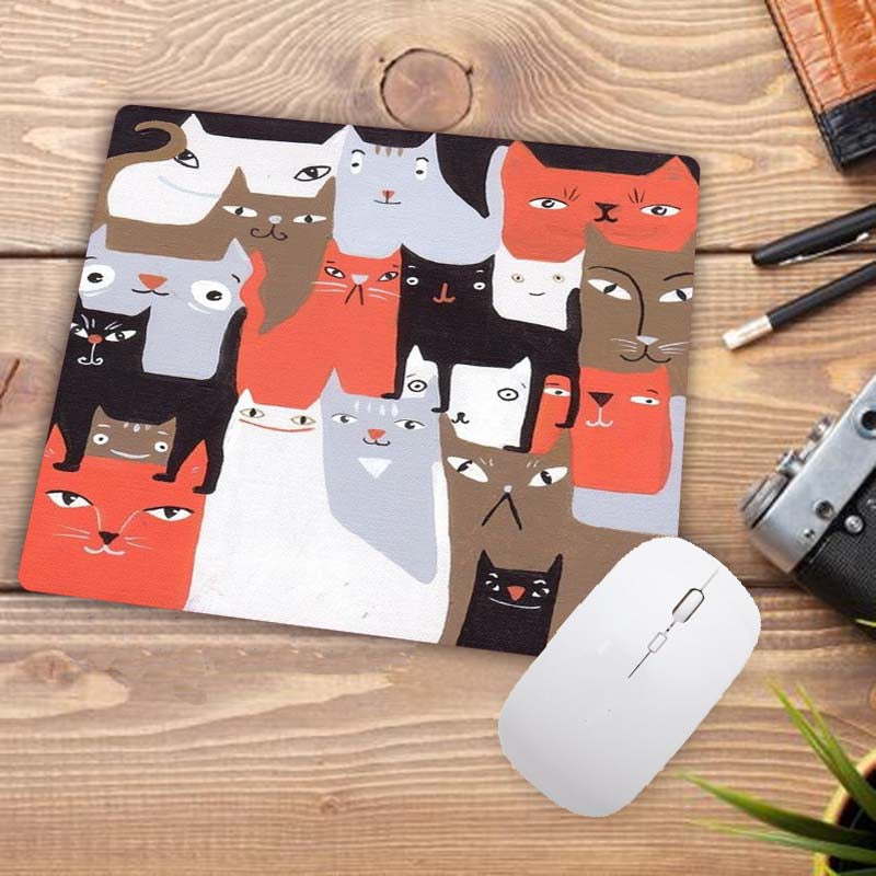 Charming Cat-Inspired Mouse Pad