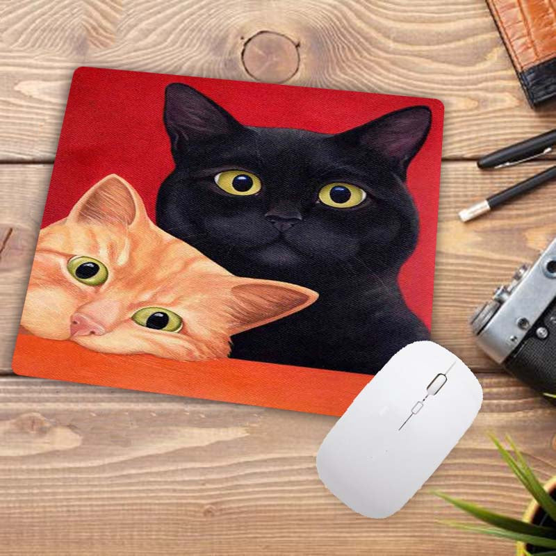 Charming Cat-Inspired Mouse Pad