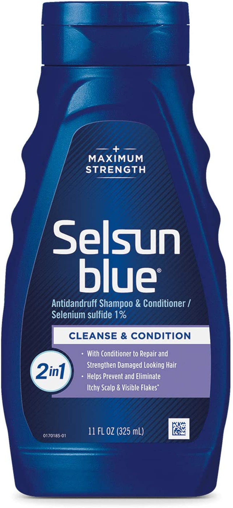 2-In-1 Anti-Dandruff Shampoo & Conditioner, 11 Fl. Oz., Maximum Strength 2-In-1 Treatment, Selenium Sulfide 1%