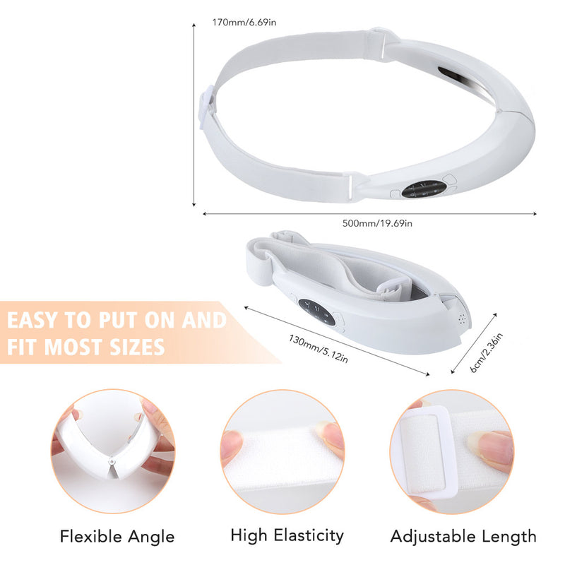 Face Lifter V-Line Up Microcurrent 5 Modes LED Photon Therapy Double Chin Vibration Slim Infrared Cellulite Massager Belt Jaw