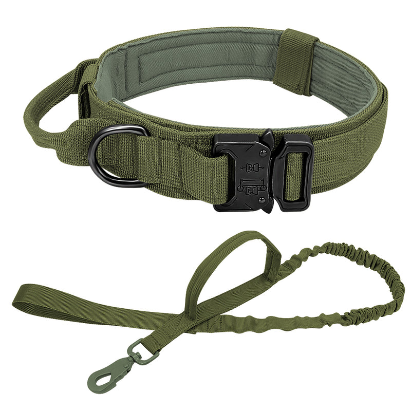 Ultimate Military-Inspired Dog Collar and Leash Combo for Training and Walks