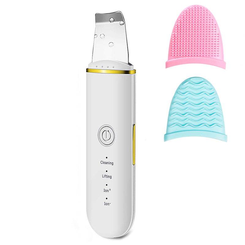 Ultrasonic Facial Skin Scrubber: 4 Modes for Deep Cleansing & Blackhead Removal